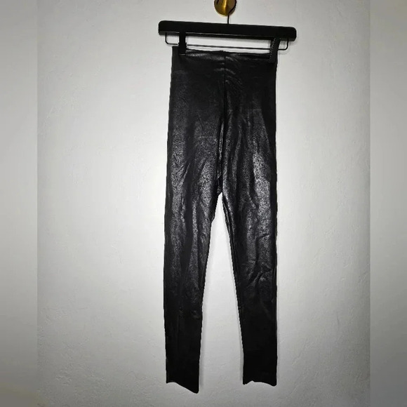Commando Faux Leather High Rise Legging in Small , Black - Picture 2 of 8